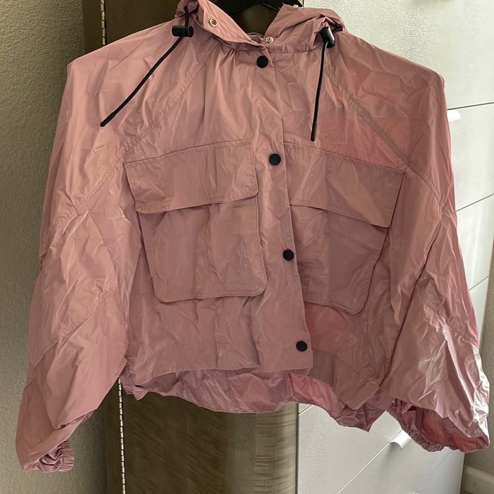 Zara cropped rain jacket
